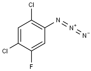 1-azido-2,4-dichloro-5-fluorobenzene Structure