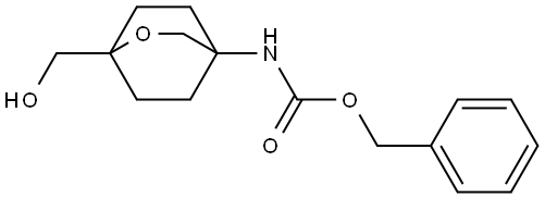 Benzyl (1-(hydroxymethyl)-2-oxabicyclo[2.2.2]octan-4-yl)carbamate Structure