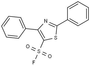 2,4-diphenylthiazole-5-sulfonyl fluoride Structure