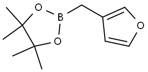 2-(Furan-3-ylmethyl)-4,4,5,5-tetramethyl-1,3,2-dioxaborolane Structure