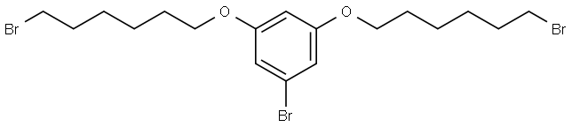 1-bromo-3,5-bis((6-bromohexyl)oxy)benzene Structure