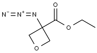 ethyl 3-azidooxetane-3-carboxylate Structure