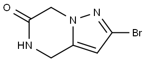 2-Bromo-4,5-dihydropyrazolo[1,5-a]pyrazin-6(7H)-one Structure