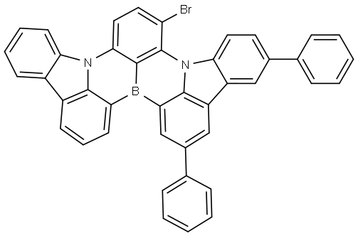C42H24BBrN2 Structure