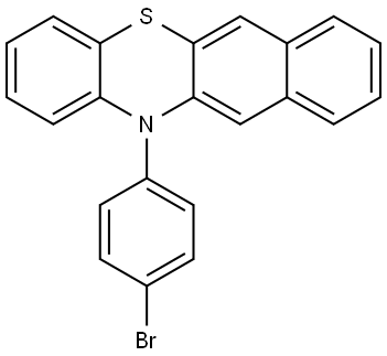 12-(4-bromophenyl)-12H-benzo[b]phenothiazine Structure