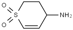 4-Amino-3,4-dihydro-2H-thiopyran 1,1-dioxide Structure