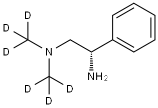 (1S)-2-[di(2H3)methylamino]-1-phenylethan-1-amine Structure