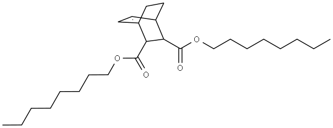 bicyclo[2.2.2]oct-5-ene-2,3-dicarboxylic acid di-n-octyl ester Structure