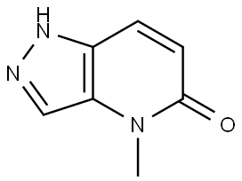 4-Methyl-1,4-dihydro-5H-pyrazolo[4,3-b]pyridin-5-one Structure