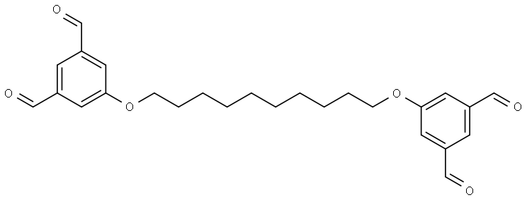 5,5'-(decane-1,10-diylbis(oxy))diisophthalaldehyde Structure