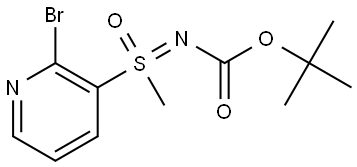 tert-Butyl ((2-bromopyridin-3-yl)(methyl)(oxo)-l6-sulfaneylidene)carbamate Structure