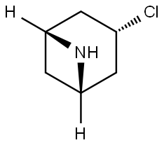 (1R,3r,5S)-3-Chloro-6-azabicyclo[3.1.1]heptane Structure