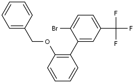 1,1'-Biphenyl, 2-bromo-2'-(phenylmethoxy)-5-(trifluoromethyl)- Structure