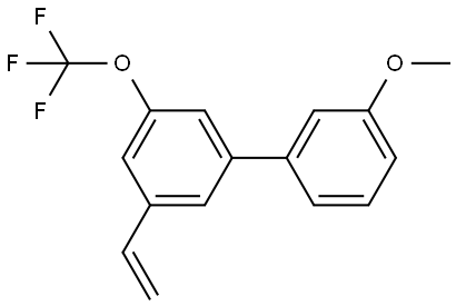 1,1'-Biphenyl, 3-ethenyl-3'-methoxy-5-(trifluoromethoxy)- Structure