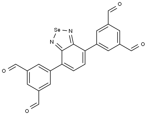 5,5'-(benzo[c][1,2,5]selenadiazole-4,7-diyl)diisophthalaldehyde Structure