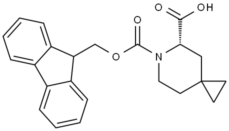 (S)-6-(((9H-Fluoren-9-yl)methoxy)carbonyl)-6-azaspiro[2.5]octane-5-carboxylic acid Structure