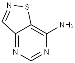 Isothiazolo[4,5-d]pyrimidin-7-amine Structure