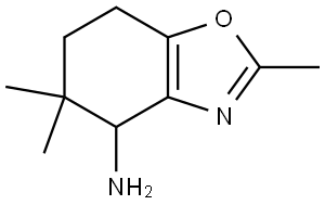2,5,5-Trimethyl-4,5,6,7-tetrahydrobenzo[d]oxazol-4-amine Structure
