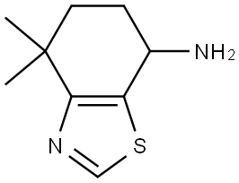 4,4-Dimethyl-4,5,6,7-tetrahydrobenzo[d]thiazol-7-amine Structure