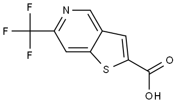 6-(Trifluoromethyl)thieno[3,2-c]pyridine-2-carboxylic acid Structure