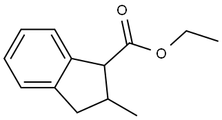 ethyl 2-methyl-2,3-dihydro-1H-indene-1-carboxylate Structure