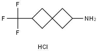 6-(Trifluoromethyl)spiro[3.3]heptan-2-amine hydrochloride Structure