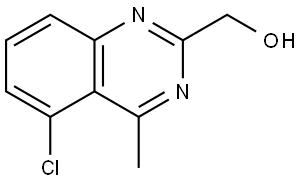 (5-Chloro-4-methylquinazolin-2-yl)methanol Structure