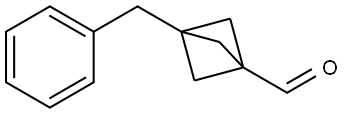 Bicyclo[1.1.1]pentane-1-carboxaldehyde, 3-(phenylmethyl)- Structure