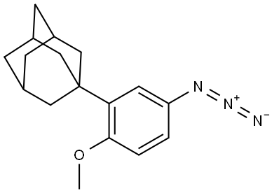 1-(5-azido-2-methoxyphenyl)adamantane Structure