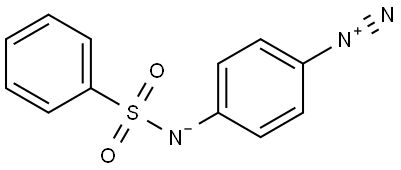 Benzenediazonium, 4-[(phenylsulfonyl)amino]-, inner salt Structure