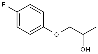 1-(4-Fluorophenoxy)-2-propanol Structure