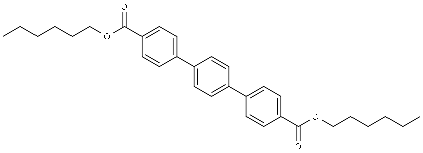 dihexyl [1,1':4',1''-terphenyl]-4,4''-dicarboxylate Structure