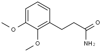 3-(2,3-Dimethoxyphenyl)propionamide Structure
