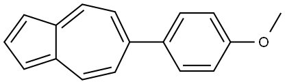 6-(4-methoxyphenyl)azulene Structure