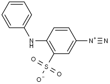 Benzenediazonium, 4-(phenylamino)-3-sulfo-, inner salt (9CI, ACI) Structure