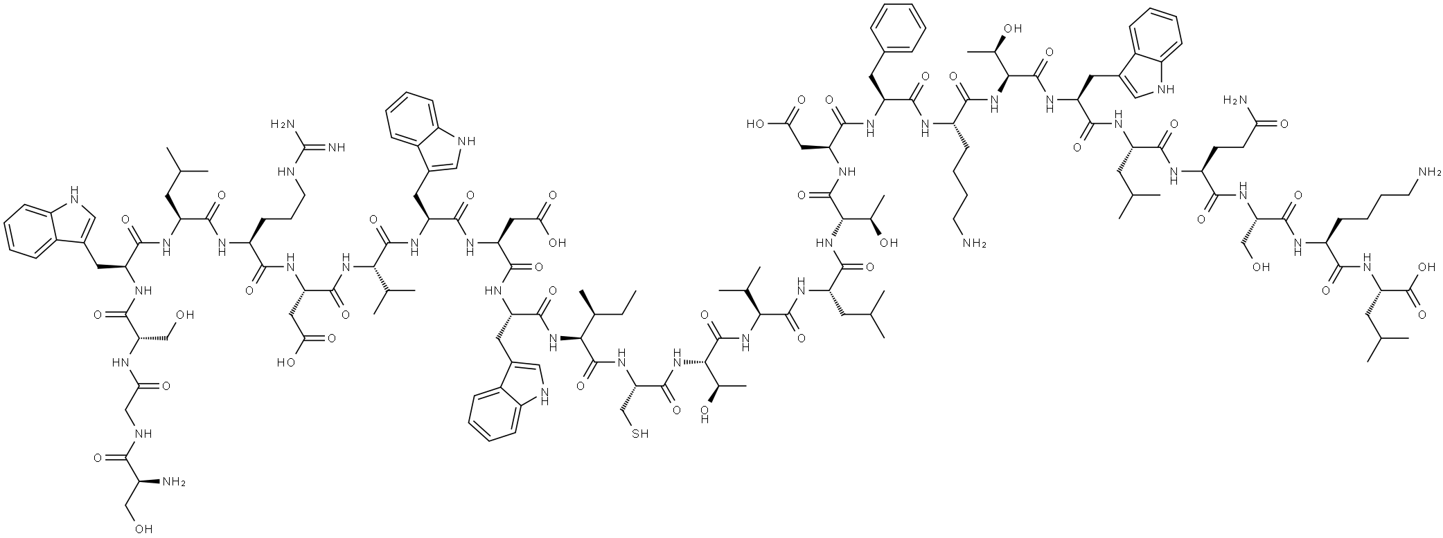 SGSWLRDVWDWICTVLTDFKTWLQSKL Structure