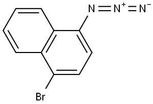 1-azido-4-bromonaphthalene Structure