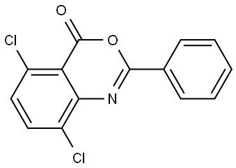 5,8-Dichloro-2-phenyl-4H-3,1-benzoxazin-4-one Structure
