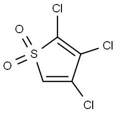 Thiophene, 2,3,4-trichloro-, 1,1-dioxide Structure