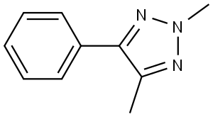2H-1,2,3-Triazole, 2,4-dimethyl-5-phenyl- Structure