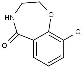 9-Chloro-3,4-dihydro-1,4-benzoxazepin-5(2H)-one Structure