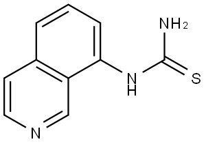 N-8-Isoquinolinylthiourea Structure