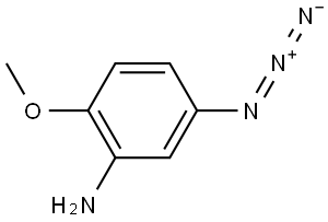 5-azido-2-methoxyaniline Structure