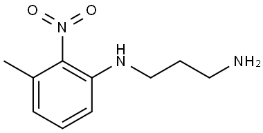 N1-(3-Methyl-2-nitrophenyl)-1,3-propanediamine Structure