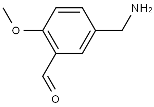 5-(Aminomethyl)-2-methoxybenzaldehyde Structure