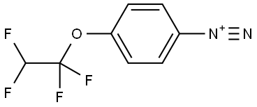 4-(1,1,2,2-Tetrafluoroethoxy)benzenediazonium (ACI) Structure