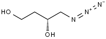 (3R)-4-azidobutane-1,3-diol Structure