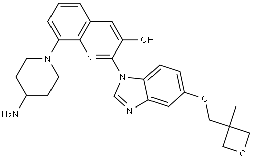 Crenolanib Besylate Impurity 3 Structure
