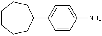 4-Cycloheptylbenzenamine Structure