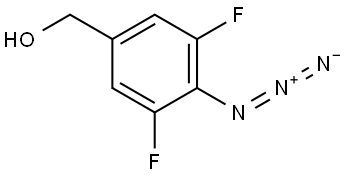 (4-azido-3,5-difluorophenyl)methanol Structure